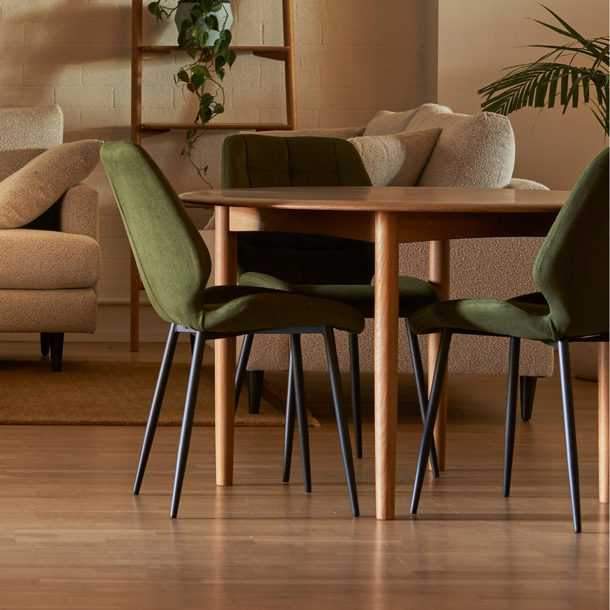 Adele 5 Pce Dining Table + Endora Chairs Bundle