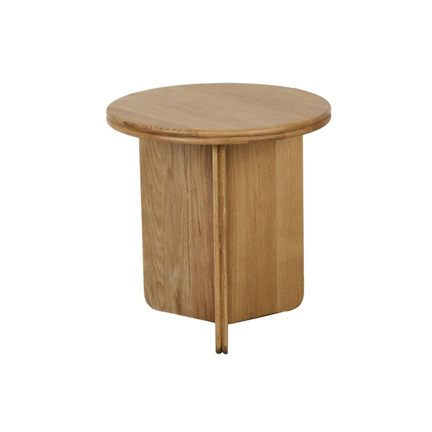 Solstice Slice Side Table in New Oak